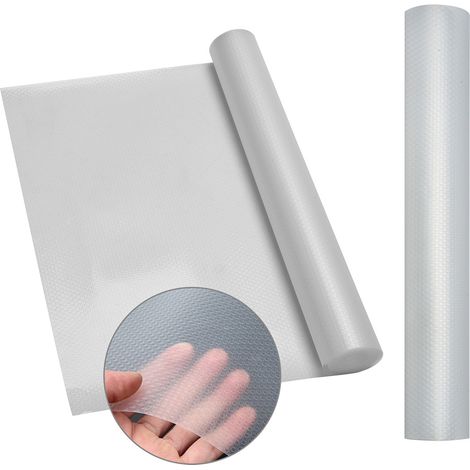 Jiubiaz Schubladenmatte,Antirutschmatte,Schrankmatte,Zuschneidbar,EVA,Einlegeböden,Regale Schränke,wasserdicht, transparent