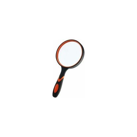 Loupe de Lecture - 10X - Pour Enfants et Personnes âgées - 80 mm - Avec poignée en Caoutchouc Souple antidérapante - Loupe Enfant Insecte (1/4)