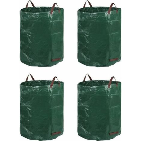royaluxe - Sacs de déchets de jardin 272L 50Kg, Feuilles Branches de déchets de jardin Extérieur (1/4)