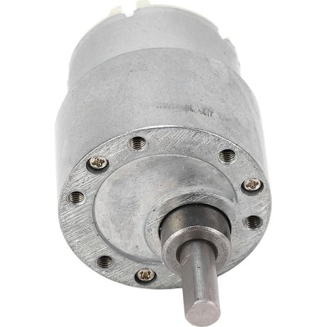 Schneckengetriebemotor, selbsthemmend, hohes Drehmoment, einstellbare Drehzahlreduzierung, Turbinen-Elektromotor, 12 V Gleichstrom, 50 U/min (1/5)