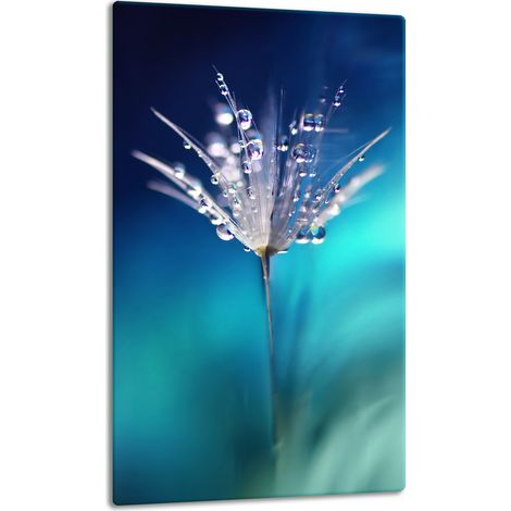 Glasplatte, Tischplatte, 30x52, Blume (1/5)