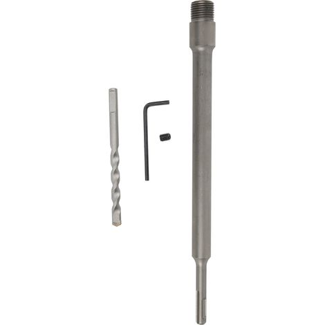 Adaptateur de tige de foret 220 mm rond haute résistance, adaptateur convertisseur de tige de scie cloche (1/5)