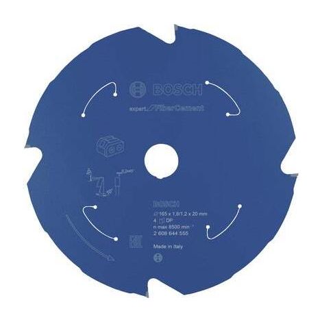 [NEUWERTIG] B-Ware Bosch Kreissägeblatt Handkreissägeblatt Porenbeton 165x20mm 4 Zähne Metall (1/2)