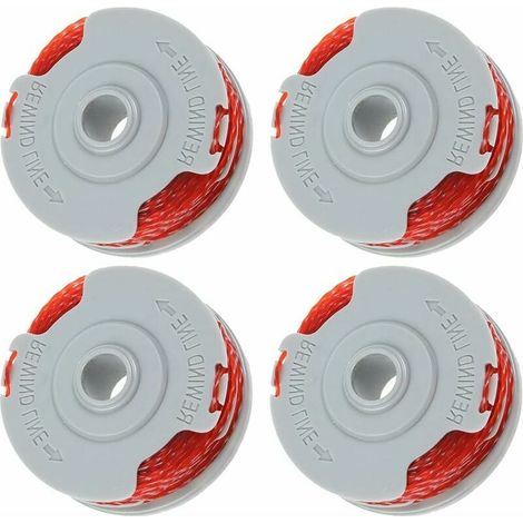 Confezione da 4 bobine per Flymo FLY021 Bobina di ricambio per decespugliatore Bobina di ricambio per decespugliatore Flymo 36 piedi/1,5 mm