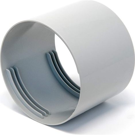 Raccord de tuyau d'évacuation pour climatiseur portable - Rallonge de tuyau - Plastique - Diamètre 150 mm - Gris (1/5)