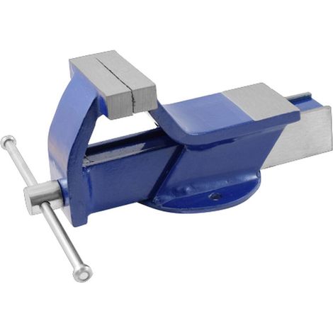 Ferrestock 150 mm Fixed Bench Vise Argenté