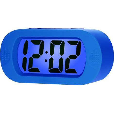 Appareils numériques pour enfants avec fonction Snooze et lumière de nuit–résistantes– Compactes et lumineuses–Couleur bleu (1/5)