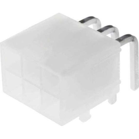 Connecteur Mini Fit mâle 6 Voies PCB 90° (1/3)