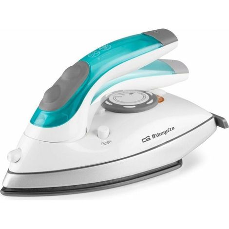 Ferro da stiro da viaggio con borsa 1100w suola antiaderente sv-1020 orbegozo (1/5)