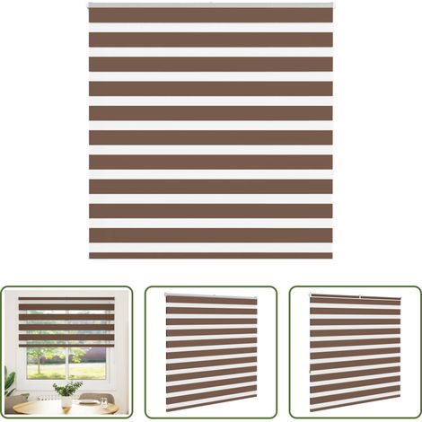 Doppelrollo -  Doppelrollo Braun 150x150 cm Stoffbreite 145,9 cm Polyester (1/5)