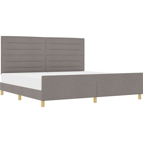 Maison Exclusive - Struttura del letto con testiera Talpa 200 x 200 cm Tessuto (1/5)