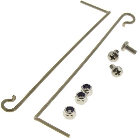 Kit ressort portillon tambour ODALIS – Compatible lave-linge Whirlpool, Bauknecht, Laden – 210mm – Remplacement facile et rapide