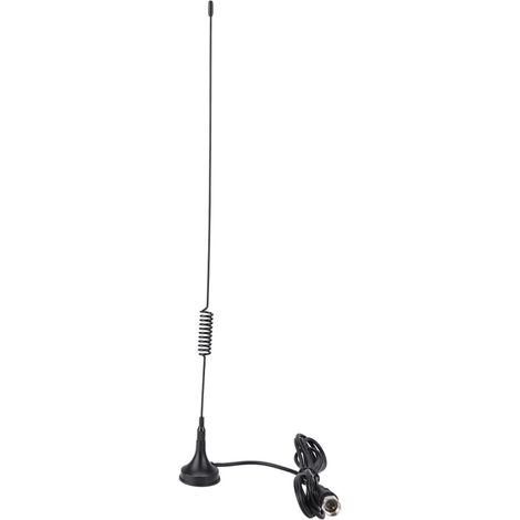 Geeignet für Fahrzeugantennen – 1,5 m 10 dB F-Stecker DVB-T VHF UHF Fahrzeugantenne, Zimmerantenne, Magnetantenne