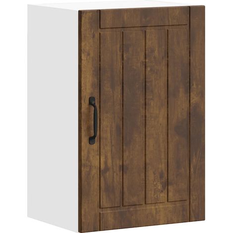 Armario de pared de cocina de diseño funcional 40 x 31 x 60 cm madera contrachapada roble ahumado 020050147 (1/5)