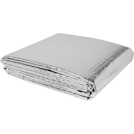 Film isolant pour fenêtre - Protection contre le froid - 60 cm x 3 m - Épaisseur: 3 mm - Isolation - Film réfléchissant double face - Film à bulles d'air en aluminium - Isolation des radiateurs (1/5)