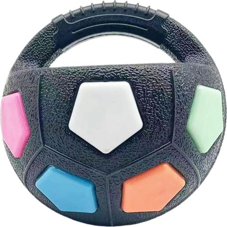 Ball – lustiges Übungsspielzeug für Hunde, federndes Gummidesign mit Quietscher, fördert die geistige Stimulation, Kau- und Apportierunterhaltung, Haustierspielzeug, Hundezubehör für Training und Spie
