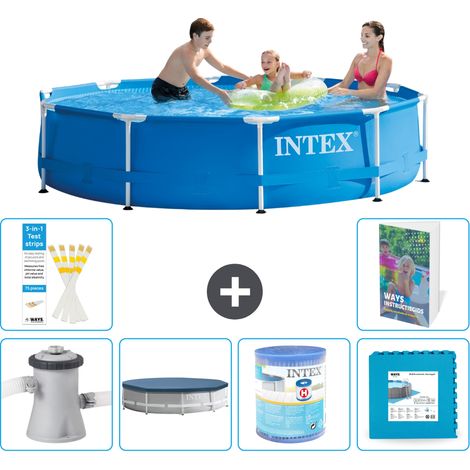Frame Pool Rund - 305x76 cm - 7-teilig S254