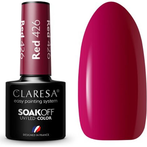 Esmalte de uñas híbrido Claresa ROJO 426 - 5 g (1/2)