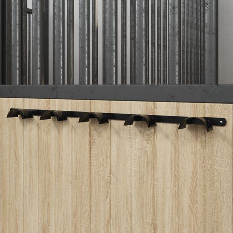 Porte-brides pour 5 brides, en fer noir