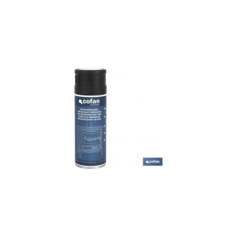 Schwarze hitzebeständige Farbe 600º C (400 ml) Spray COFAN 15001017