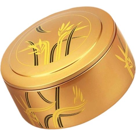 Boîte à lunch ronde traditionnelle avec couvercle, récipient portable pour la préparation des repas à la maison, au bureau, pour les collations et les plats à emporter, multicolore (1/4)