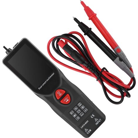 Automatisches Digitalmultimeter UA6, LCD-Anzeige, präzise Strom- und Spannungsmessung 400 V/400 A, professionelles elektrisches Prüfgerät (1/5)