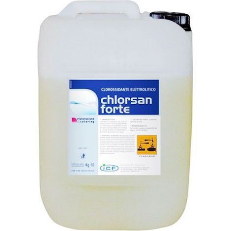 Detergente Chlorsan Forte Igienizzante Disinfettante Ipoclorito di Sodio Concentrato 10 Litri (1/2)