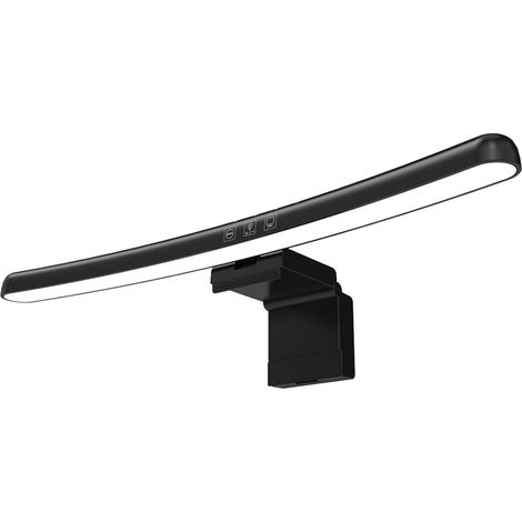 Barre lumineuse pour écran d'ordinateur Barre lumineuse pour écran incurvé Trois modes d'éclairage Luminosité réglable Contrôle tactile LE13 A (1/5)