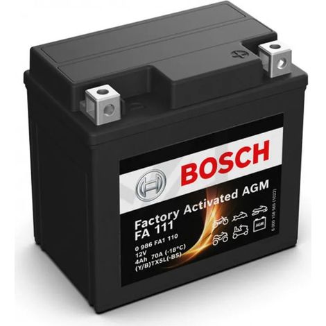 Batería de Moto Bosch FA111-M6004 12V 4Ah 70A (1/4)