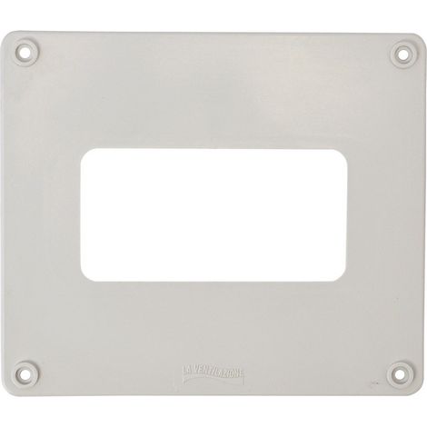 1PZ COPRIFORO PER TUBI AERAZIONE mm.190x160 - tubo mm. 120x60