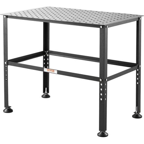 Table de soudage en acier au carbone - 914,4 x 609,4 mm - Capacité de charge 363 kg (1/5)