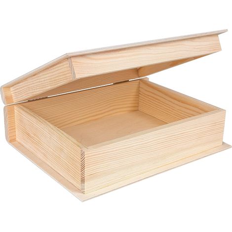 Boîte de Rangement Souvenirs Forme de Livre 24 x 19 x 7,5 cm (1/5)