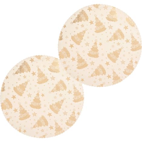 Lot de 2 sets de table en velours SAPIN (1/3)