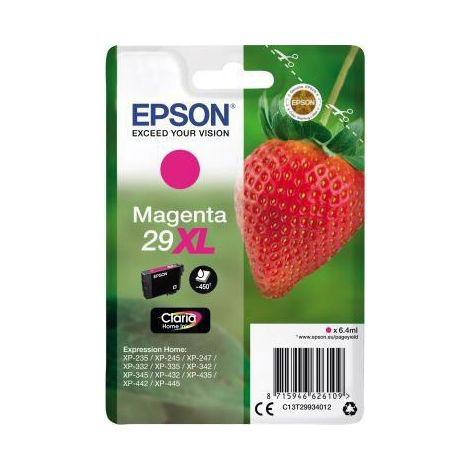 Tintenpatrone Originalzubehör 29XL ca. 450 Seiten magenta 6,4ml (1/4)