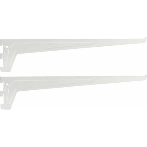 Équerres consoles rigides aluminium gris 250mm – Épaisseur 2,5mm – Support solide pour étagères et meubles – Installation facile (1/2)
