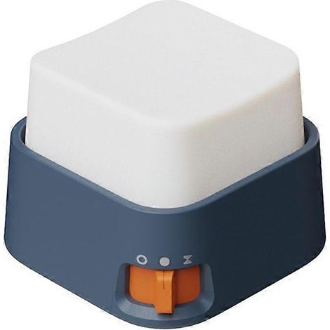 Veilleuse LED rechargeable USB, lampe de chevet bleue pour la décoration de la chambre, cadeau idéal pour les fêtes ou un anniversaire. (1/5)