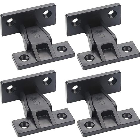 4 Pairs Kitchen Panel Clips ABS Skirting Board Clips (1/5)