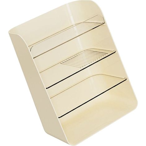 Étagère cosmétique légère et luxueuse à plusieurs niveaux, idéale pour le maquillage, à poser sur le comptoir de la salle de bain ou dans la chambre (beige). (1/5)