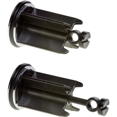 Bonde De Lavabo - Diamètre 4 0 Cm - Réglable En Hauteur 6 5 À 8 5 Cm - Tête En Laiton Chromé - Universelle Pour Lavabos (1/3)