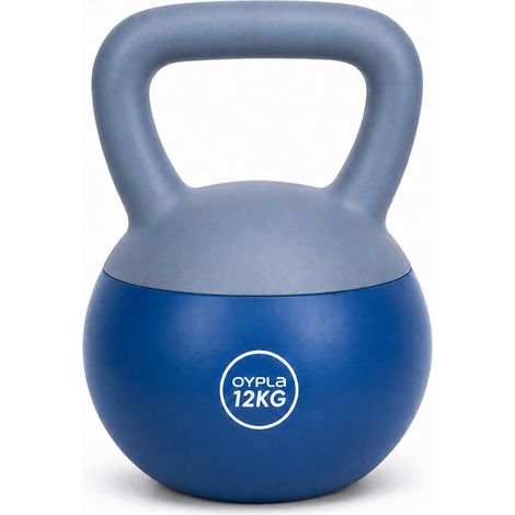Oypla 12kg Soft Sand Filled PVC Kettlebell Workout Weight with Non Slip Handle (1/5)