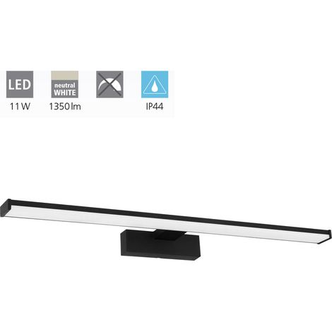 Eglo Pandella Wandleuchte für Spiegel LED 60cm 4000K Neutralweiß, Schwarz (98908) (1/5)