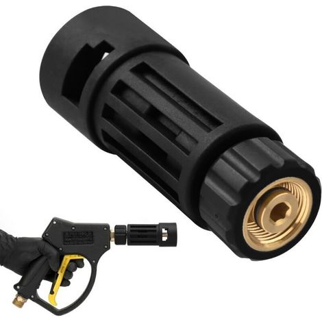 Adaptateur filetage femelle M22 Kärcher baïonnette B plastique ABS laiton qualité haute résistance (1/4)