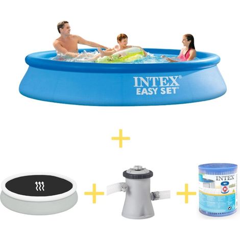 Intex Piscine Easy Set Ronde - 305x61 cm - 4-pièces S21312 (1/4)