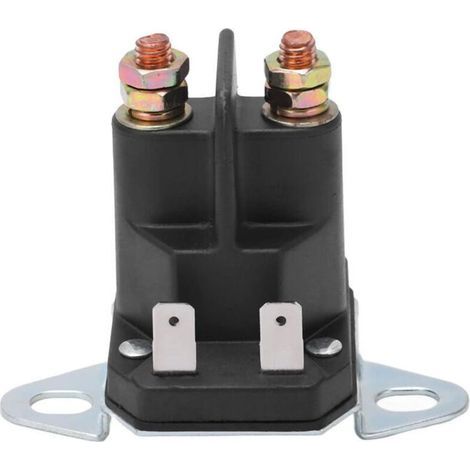 12V Solénoïde Relais Remplacement Bobine en Laiton Démarreur de Moteur Tondeuse à Gazon Démarreur pour VTT Motoneige (1/5)
