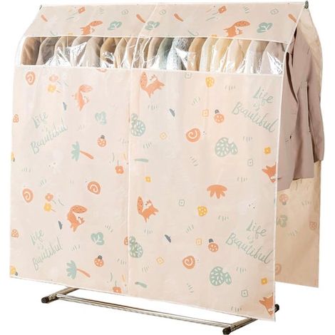 Lot de 2 housses à vêtements anti-poussière,150 x 150 cm,résistantes à la poussière et à l'humidité (1/5)