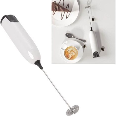 Montalatte elettrico portatile - Caffè, Matcha, Cappuccino, Mescolatore per latte - Mini montalatte automatico per bevande, Cioccolata calda