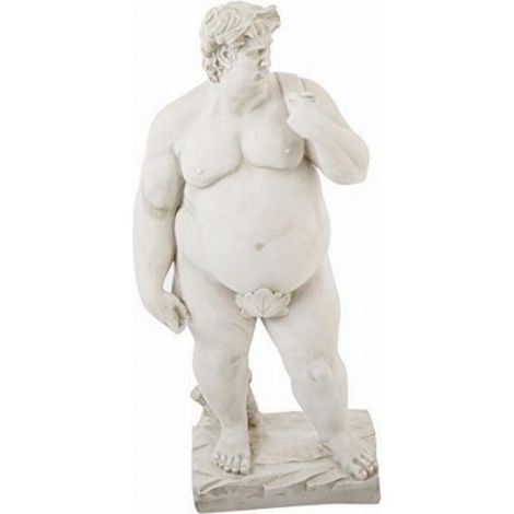Design Toscano KY47038 Scultura da Giardino David - Grandi Dimensioni, Beige, 23x35.5x76 cm (1/3)