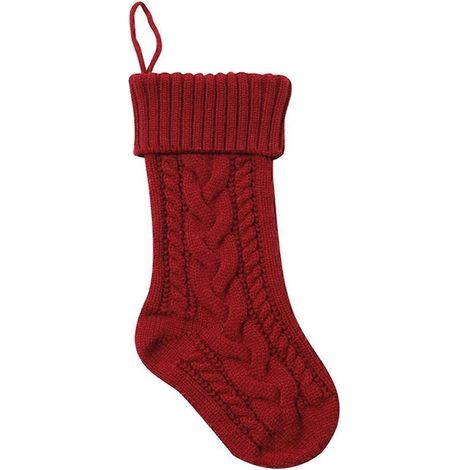 Décoration de Noël élégante en tricot torsadé, de grande taille, idéale pour les décorations de fêtes de fin d'année. (1/4)