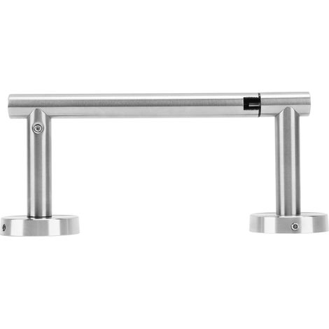 Porte-rouleaux d'essuie-tout en acier inoxydable antirouille, robuste et supportant une grande capacité de charge, pour la cuisine et la salle de bain. Finition brossée. (1/5)
