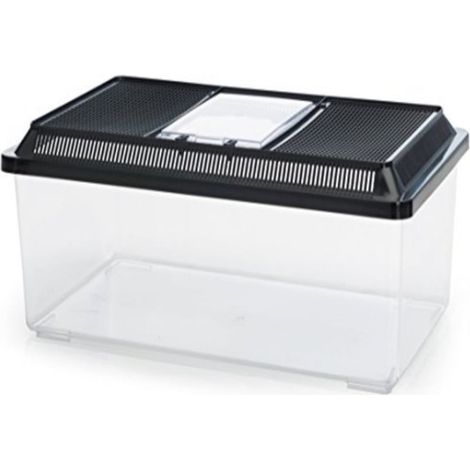 TrAdE Shop Traesio - Contenitore Box 17,5x10,5x11,5cm Terrario Acquario Pesci Animali In Plastica Cod. 204a - (1/3)